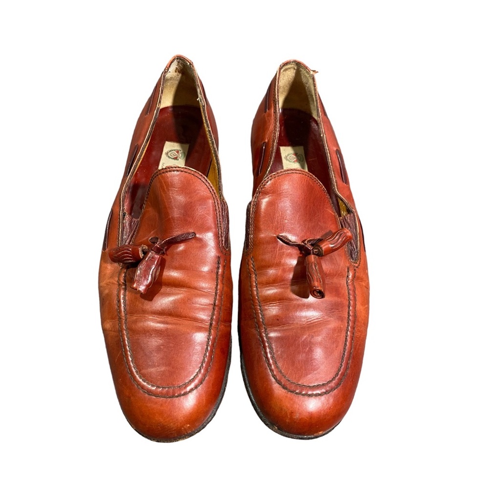 GUCCI Vintage Mens Leather Loafers